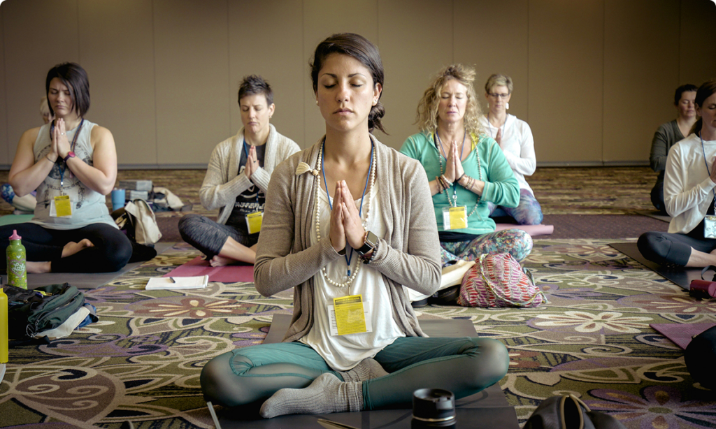 Cours collectif de yoga