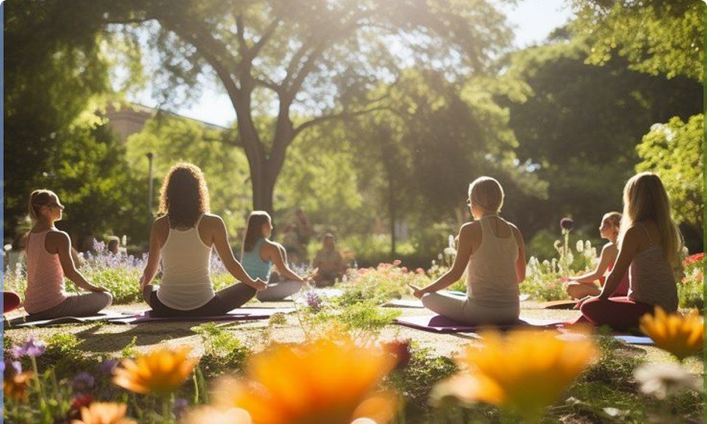 Cours collectif de yoga